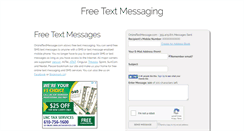 Desktop Screenshot of onlinetextmessage.com